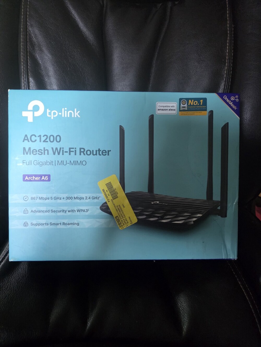 TP-Link Mesh MU-Mimo Wireless Router AC1200 WiFi Archer A6